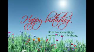 Bible Verses for your Birthday [upl. by Lorak709]