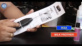 IKEA MILK FROTHER Review amp Battery Installation [upl. by Enyawed]