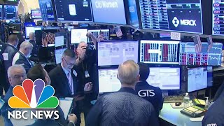 Stock Trading Halted After Markets Plunge At Market Open  NBC News [upl. by Kirtley]