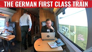 Review German Rail DB First Class ICE Train  A Luxury product [upl. by Aeret]