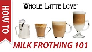 Milk Frothing for Beginners [upl. by Martine]