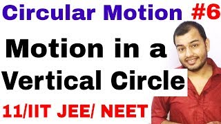 11 chap 4  Circular Motion 06  Motion in a Vertical Circle IIT JEE  NEET  Critical Velocity [upl. by Skinner738]