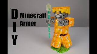 How To Make Perler Bead Minecraft Armor [upl. by Grote]