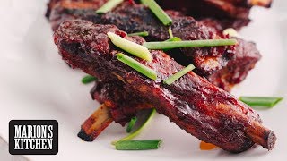 4 Ingredient Sticky Ribs  Marions Kitchen [upl. by Shrier47]