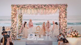 DESTINATION WEDDING FILM 2021  SAUMYA amp KANISTH  GOA  SUNNY DHIMAN PHOTOGRAPHY  INDIA [upl. by Publea996]