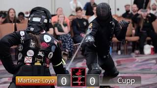 CombatCon 2019 HEMA Rapier Bronze Finals [upl. by Mcgrath433]