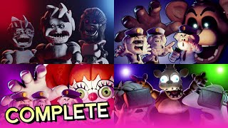 Oney Plays Five Nights At Freddys FNAF Super Complete Series Fan Edit [upl. by Darrow]