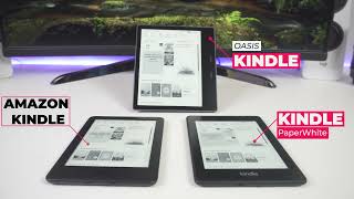 Kindle Paperwhite vs Kindle Oasis vs Basic 2022｜Best E Readers Comparison [upl. by Anoblav]