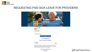 Requesting Paid Sick Leave for Providers [upl. by Xonel]