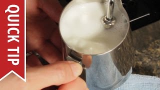 How to AutoFroth Milk for Lattes [upl. by Acsecnarf]