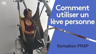 Comment Utiliser un lève personne  Formation ADVF [upl. by Thedric]