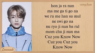 NCT U  Know Now Easy Lyrics [upl. by Aynatan]