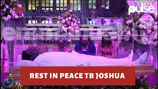 TB JOSHUA FUNERAL TB Joshua laid in state at Synagogue Church [upl. by Groeg]