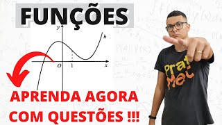 APRENDA FUNÇÕES COM QUESTÕES  15 Questões Resolvidas [upl. by Guy]