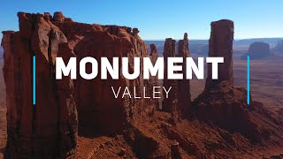 Monument Valley Utah and Arizona  4K drone footage [upl. by Wilson]