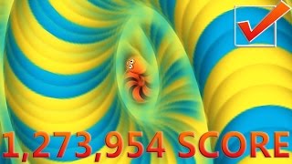 Wormateio 1273954 SCORE World Biggest Worm in Wormateio Gameplay [upl. by Nnaesor]