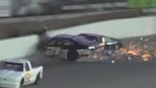 TERRIFYING CRASH at Irwindale Speedway June 2021 [upl. by Ahsemrak]