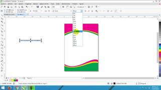 Crear un afiche simple COREL X7 [upl. by Hwu371]
