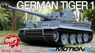 German Tiger 1  Heng Long TK60 RC Tank  Motion RC Overview [upl. by Engen]