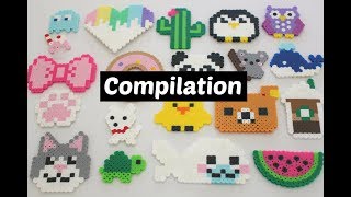 Perler Bead DIY Compilation  20 Designs [upl. by Juetta]