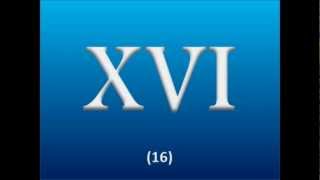 Roman Numerals  1 through 20 [upl. by Maiah145]