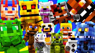 FNAF World  FULL MOVIE Minecraft Roleplay Night 110 [upl. by Lole]