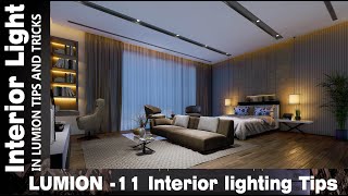 Interior Lighting Rendering Tips in Lumion 11  SERIES  68 [upl. by Torray]