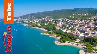 Crikvenica  der beliebte Badeort in der Kvarner Bucht Kroatien [upl. by Fotinas64]