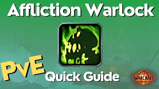 Affliction Warlock Guide  The War Within Season 1 [upl. by Mahon]