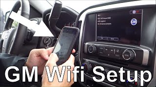 2016 GM Cars Wifi Hotspot Setup [upl. by Ybbed]