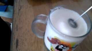 Aerolatte Review Frothing Cold Milk In Under 1 Minute [upl. by Siraf]