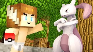 CATCHING MEWTWO IN POKEMON GO Minecraft  Whos Your Daddy [upl. by Ahselet903]